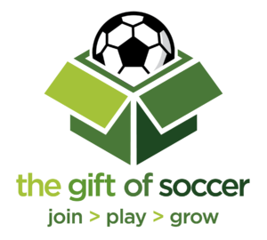 The gift of soccer logo for letterhead w tagline 021417