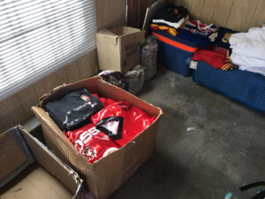 GOS Donation 09 Ecuador Gear Collection Event - Gift of Soccer Team Pre-Organizing Gear