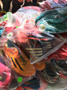 GOS Donation 09 Ecuador Gear Collection Event - Gift of Soccer Cleaned and Packaged Cleats