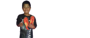 Mexican child with Gift of Soccer Donated Gear