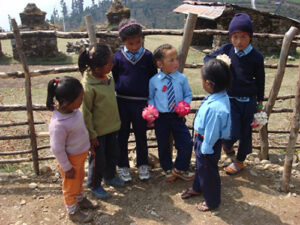 GOS Donation 02 Nepal Gear Delivery - Kids from village