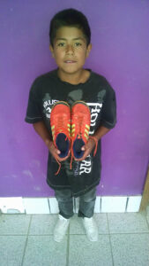 GOS Donation 07 Mexico Gear Delivery - Kids Receiving Soccer Gear