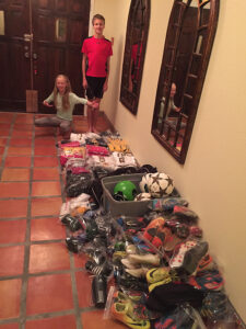 GOS Donation 07 Mexico Gear Collection - Soccer Gear Sorted and Packaged with Gift of Soccer Team