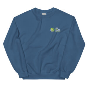 unisex crew neck sweatshirt indigo blue front 66a698d9ae20c