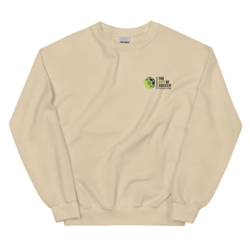Unisex Crew Neck Left-Side Logo Light Sweatshirts - Image 6