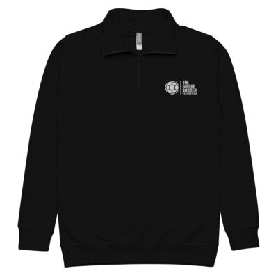 Unisex 3/4 Zip Embroidered Pullovers