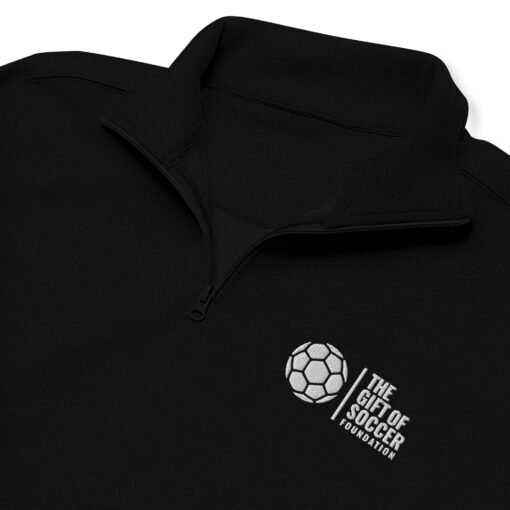 Unisex 3/4 Zip Embroidered Pullovers - Image 2