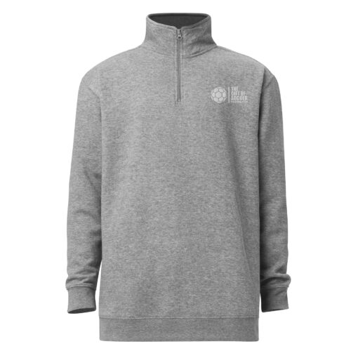 Unisex 3/4 Zip Embroidered Pullovers - Image 4