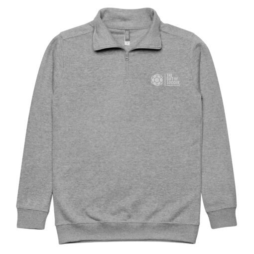 Unisex 3/4 Zip Embroidered Pullovers - Image 5