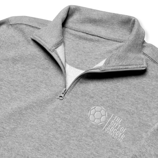 Unisex 3/4 Zip Embroidered Pullovers - Image 6