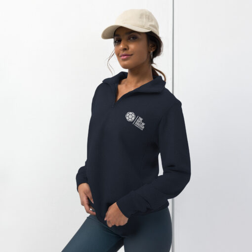 Unisex 3/4 Zip Embroidered Pullovers - Image 9