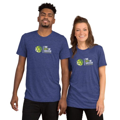 Unisex Short Sleeve Tri-Blend Dark T-shirts - Image 39