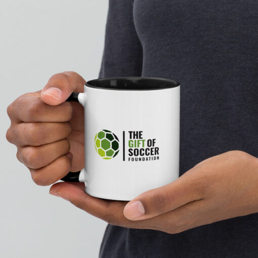 Gift of Soccer Mug with Color Inside - Image 3