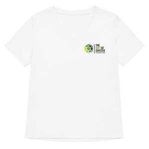 womens relaxed v neck t shirt solid white blend front 66a5004d101a7 1