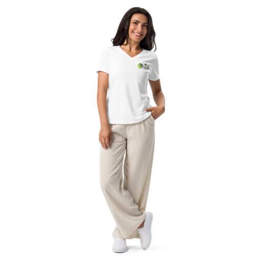 Women’s Relaxed V-neck T-shirt - Image 5